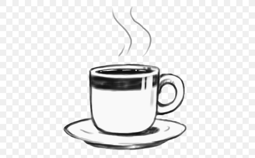 White Tea Teacup Black Tea Clip Art, PNG, 495x510px, Tea, Black And White, Black Tea, Camellia Sinensis, Coffee Download Free