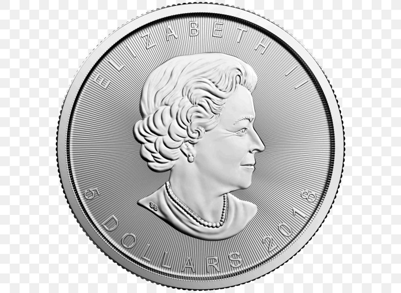 Canada Canadian Silver Maple Leaf Canadian Gold Maple Leaf Royal Canadian Mint, PNG, 600x600px, Canada, Black And White, Bullion, Bullion Coin, Canadian Gold Maple Leaf Download Free