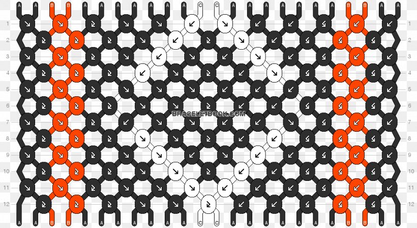 Friendship Bracelet Gift Pattern, PNG, 962x528px, Friendship Bracelet, Area, Black And White, Bracelet, Check Download Free