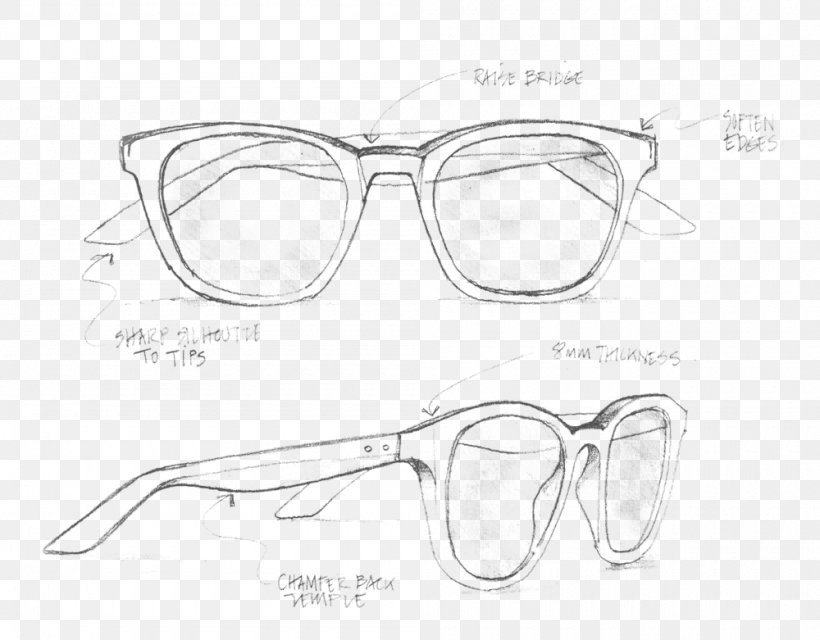 Premium Vector  Spectacles round glasses and sunglasses hand drawn ink  sketch
