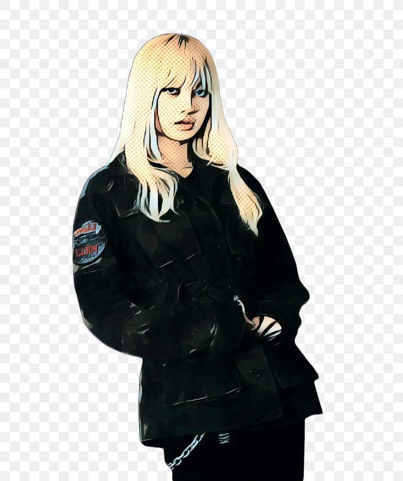 Clothing Black Jacket Outerwear Leather, PNG, 700x980px, Pop Art, Black, Blond, Clothing, Fashion Download Free