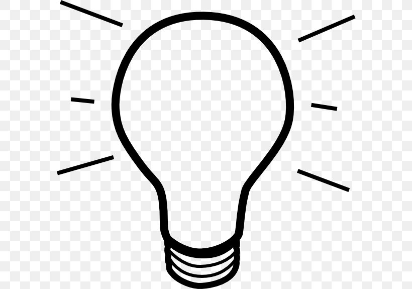 Incandescent Light Bulb Lamp Clip Art, PNG, 600x575px, Light, Black, Black And White, Blacklight, Christmas Lights Download Free