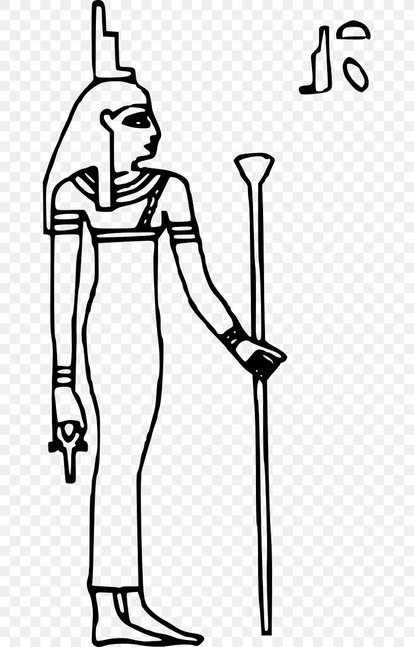 Ancient Egyptian Deities Isis Coloring Book Goddess, PNG, 649x1280px, Ancient Egypt, Ancient Egyptian Deities, Ancient Egyptian Religion, Arm, Art Download Free