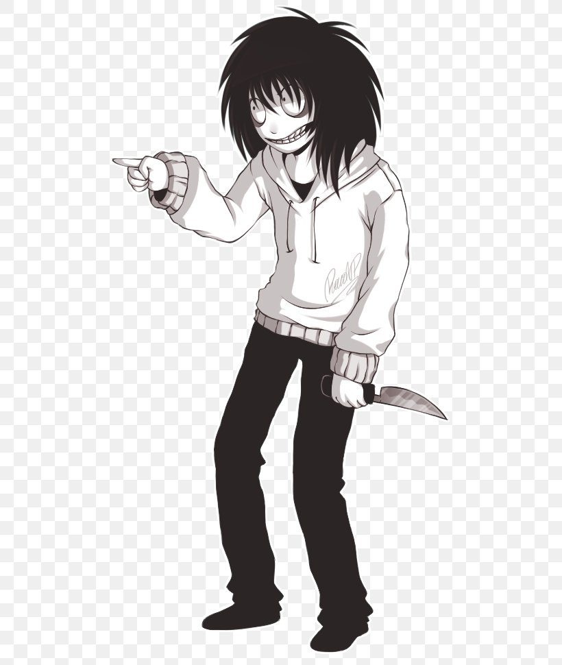 Jeff The Killer Creepypasta Drawing Fan Art DeviantArt, PNG, 530x970px, Watercolor, Cartoon, Flower, Frame, Heart Download Free