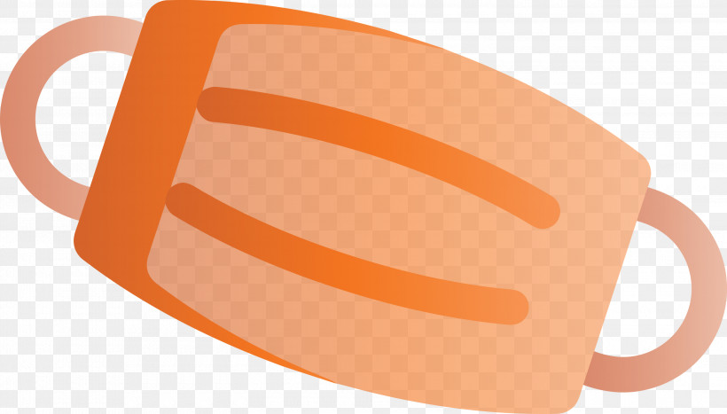 Medical Mask Surgical Mask, PNG, 3000x1711px, Medical Mask, Orange, Surgical Mask Download Free