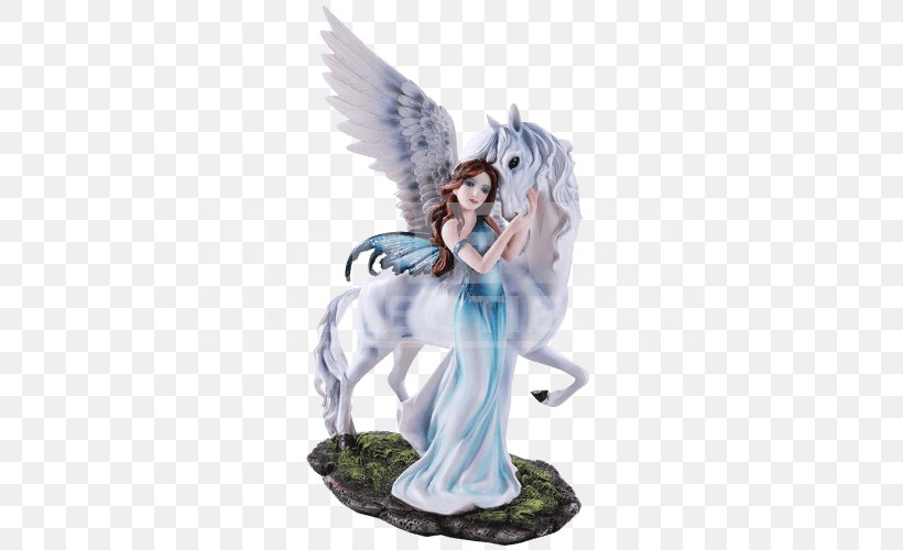 The Fairy With Turquoise Hair Figurine Statue Pegasus, PNG, 500x500px, Fairy, Angel, Baumgeist, Collectable, Fairy With Turquoise Hair Download Free