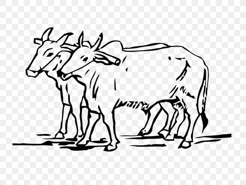 Ox Cattle Drawing Line Art Do Bailon Ki Katha, PNG, 1280x964px, Cattle, Agriculture, Animal Figure, Antelope, Antler Download Free