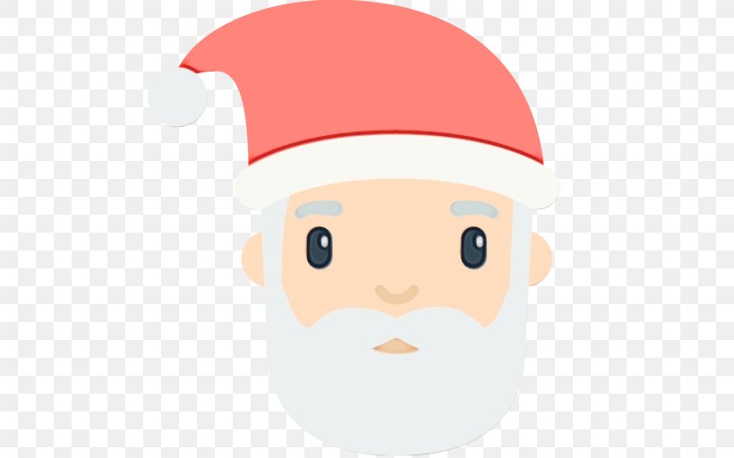 Santa Claus Hat, PNG, 512x512px, Santa Claus, Beard, Cap, Cartoon, Costume Hat Download Free