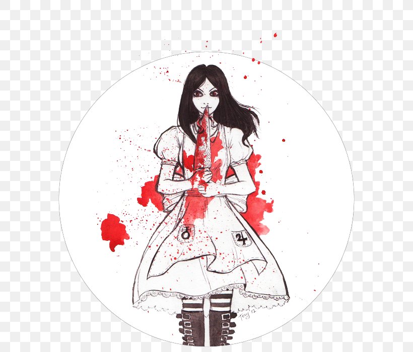Alice: Madness Returns DeviantArt American McGee's Alice Sketch, PNG, 700x700px, Watercolor, Cartoon, Flower, Frame, Heart Download Free