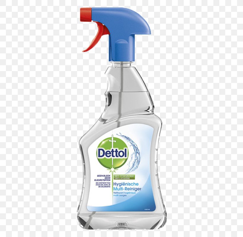 Dettol Bleach Cleaning Agent Aerosol Spray Bacteria, PNG, 800x800px ...