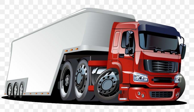 Cartoon Semi-trailer Truck, PNG, 900x520px, Car, Automotive Design, Automotive Exterior, Automotive Tire, Automotive Wheel System Download Free