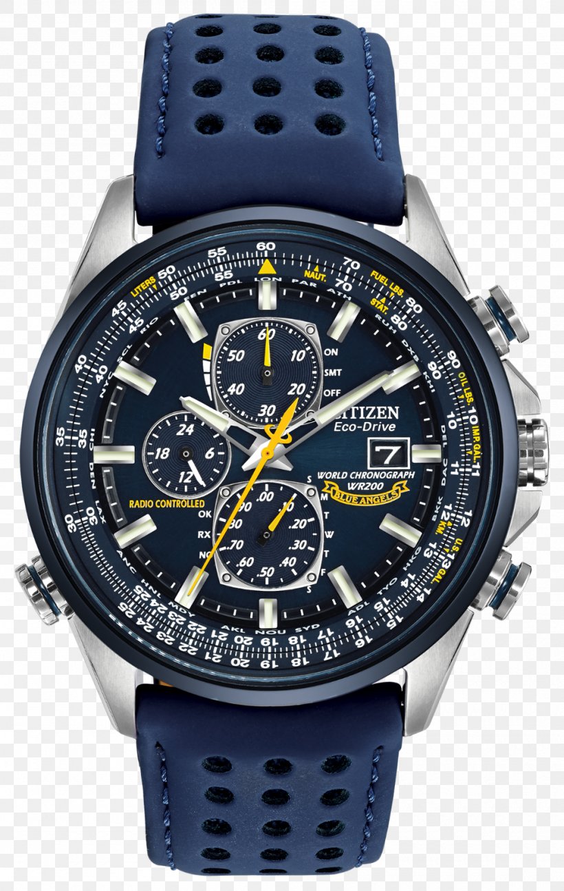 CITIZEN Men's Eco-Drive Blue Angels World Chronograph A-T Citizen Holdings Watch CITIZEN Men's Eco-Drive Blue Angels World Chronograph A-T, PNG, 1000x1579px, Ecodrive, Blue Angels, Brand, Chronograph, Citizen Holdings Download Free