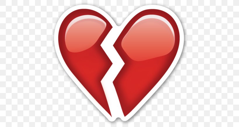 Emoji Broken Heart Emoticon Sticker, PNG, 480x437px, Watercolor, Cartoon, Flower, Frame, Heart Download Free