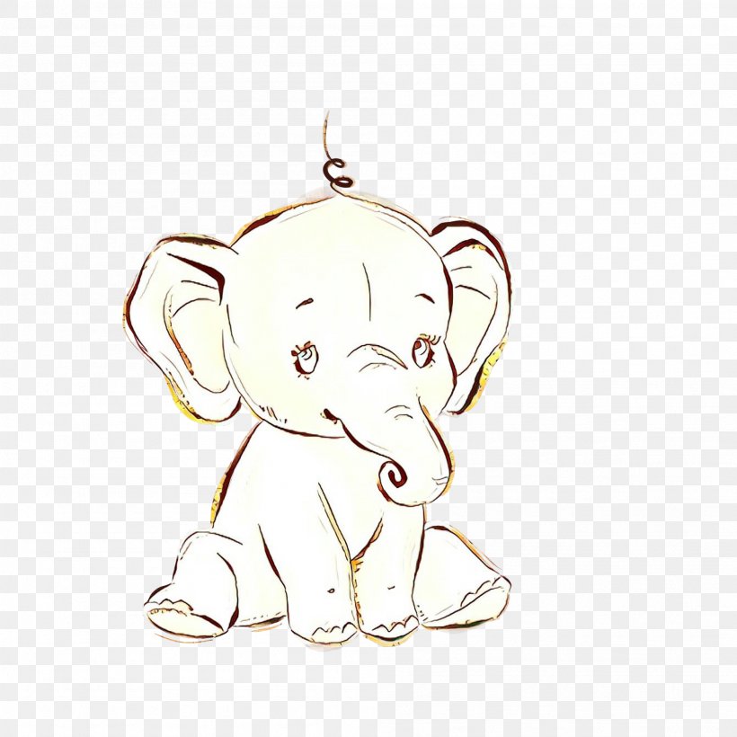 Indian Elephant, PNG, 2001x2001px, Cartoon, Ear, Elephant, Elephants And Mammoths, Head Download Free