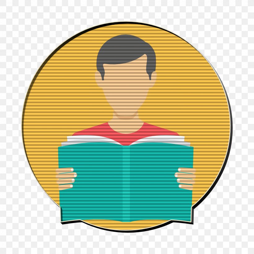 Reading Icon Student Icon Education Icon, PNG, 1240x1240px, Reading Icon, Cartoon, Education Icon, Student Icon, Yellow Download Free