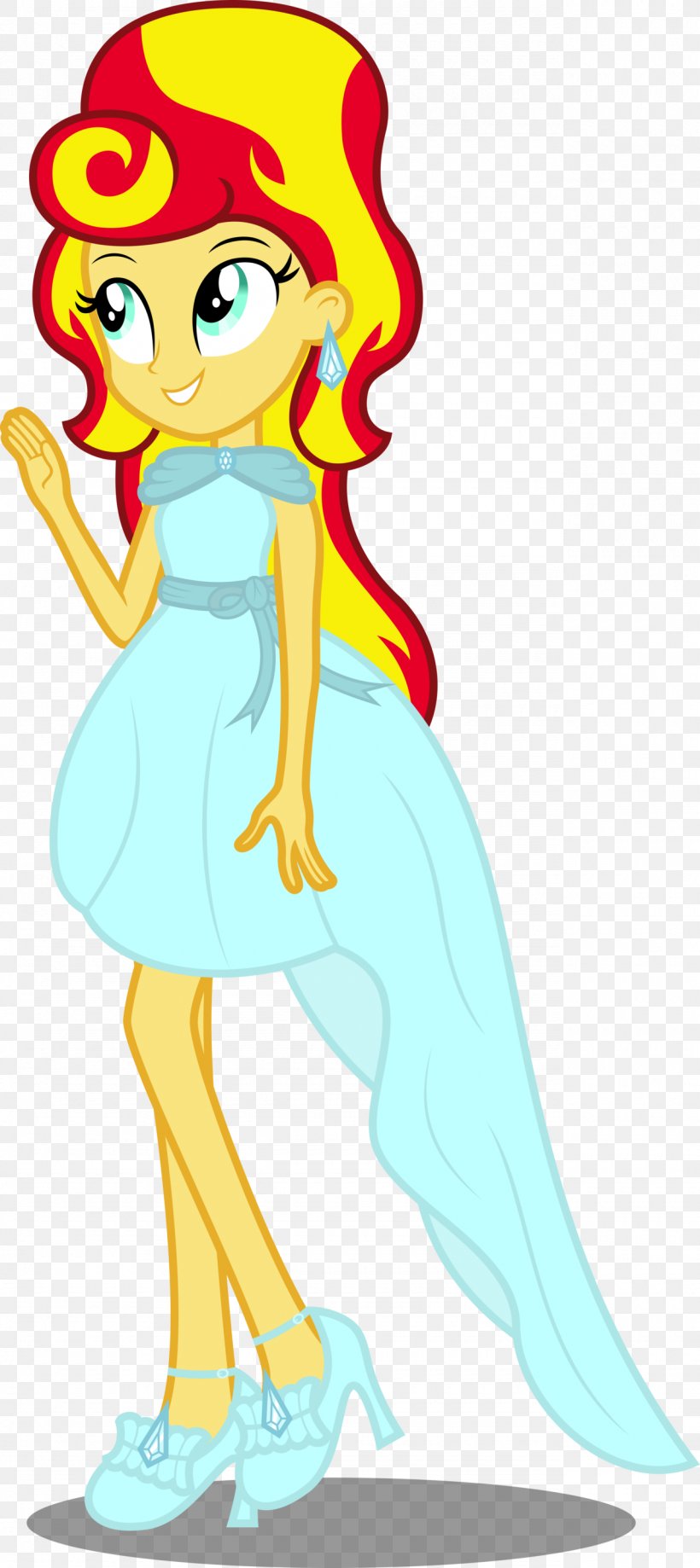 Sunset Shimmer Art My Little Pony: Equestria Girls Clip Art, PNG, 1280x2870px, Watercolor, Cartoon, Flower, Frame, Heart Download Free