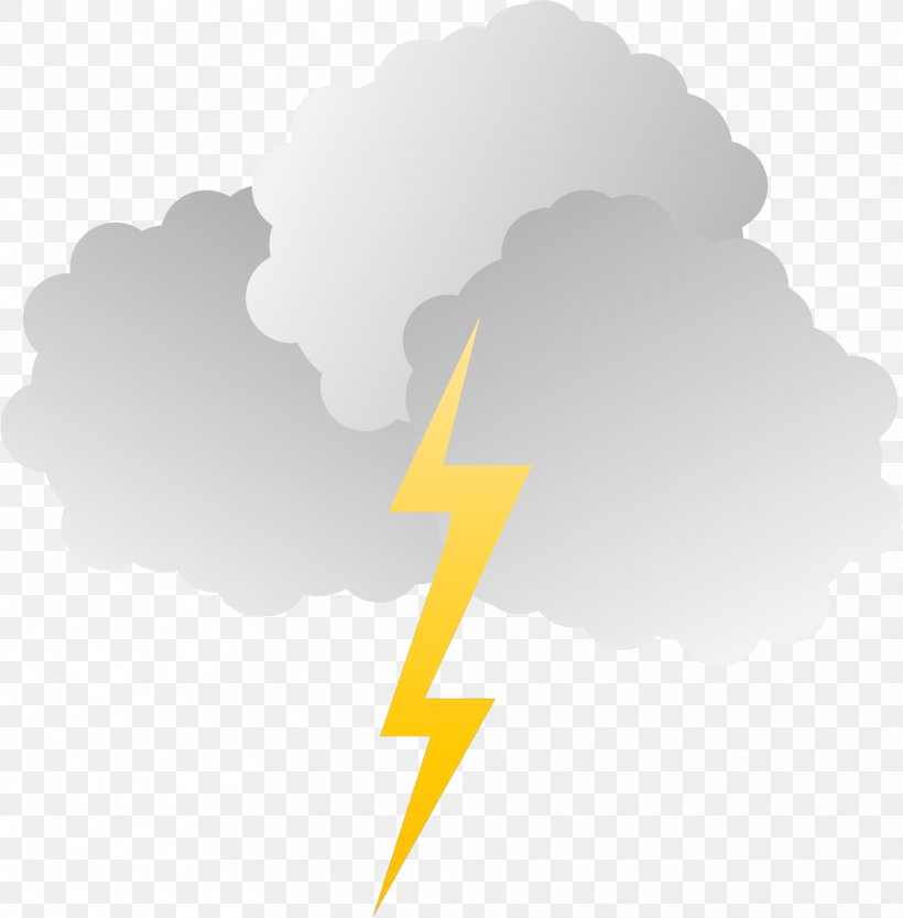 Lightning Cloud Thunderstorm Clip Art, PNG, 1817x1848px, Lightning, Brand, Cloud, Rain, Sky Download Free