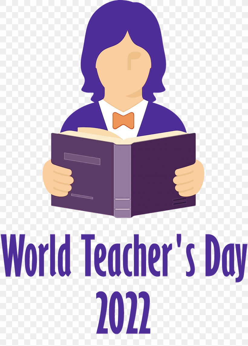 Logo Cartoon Organization Purple Sitting, PNG, 2153x3000px, World Teachers Day, Behavior, Cartoon, Happy Teachers Day, Line Download Free