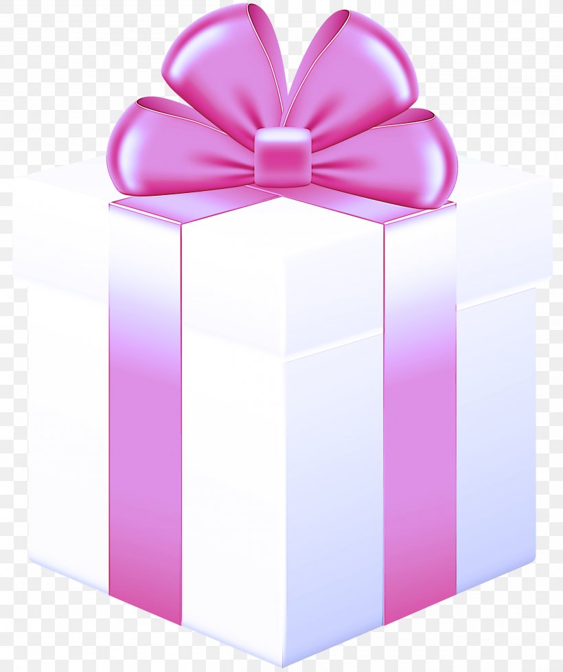 Pink Ribbon Purple Violet Present, PNG, 2514x3000px, Pink, Gift Wrapping, Magenta, Party Favor, Present Download Free