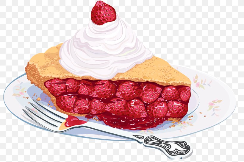 Strawberry Pie Teacake Cupcake, PNG, 800x544px, Strawberry Pie, Berry, Cake, Cherry Pie, Cream Download Free