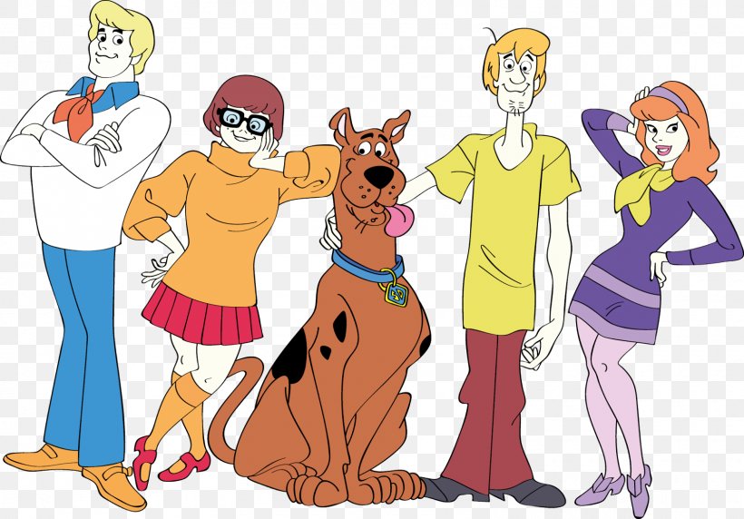 Scooby Doo Scooby-Doo Animated Series Television Film, PNG, 1600x1118px, Watercolor, Cartoon, Flower, Frame, Heart Download Free