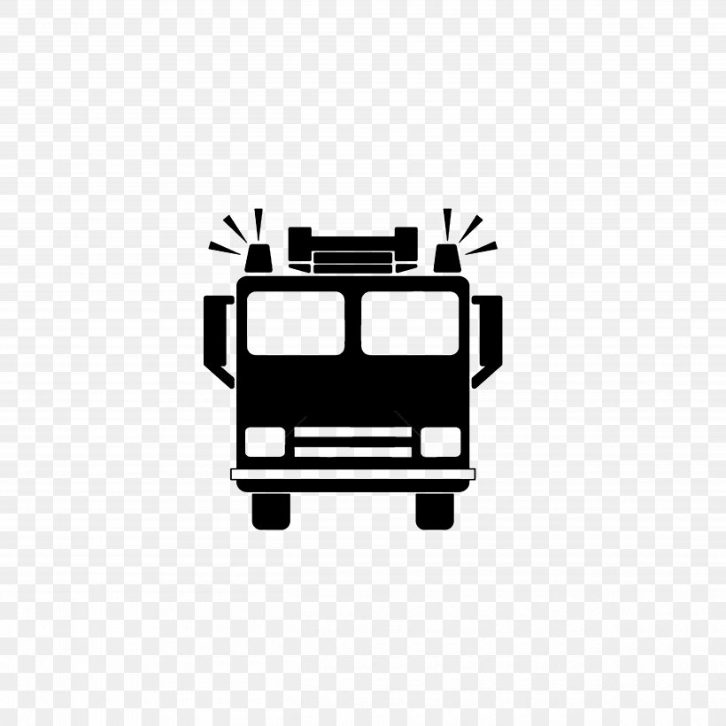 Car Fire Engine Truck Silhouette Clip Art, PNG, 5000x5000px, Fire Engine, Autocad Dxf, Black, Black And White, Brand Download Free