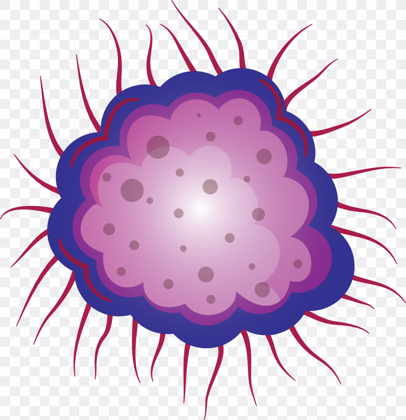 Coronavirus Corona COVID, PNG, 2900x3000px, Coronavirus, Circle, Corona, Covid, Purple Download Free