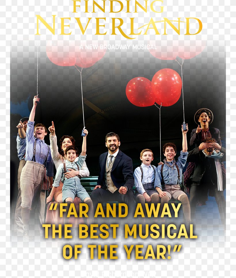 Finding Neverland New York City Broadway Pantages Theatre Pippin, PNG, 750x966px, Finding Neverland, Advertising, Broadway, Broadway Theatre, Friendship Download Free
