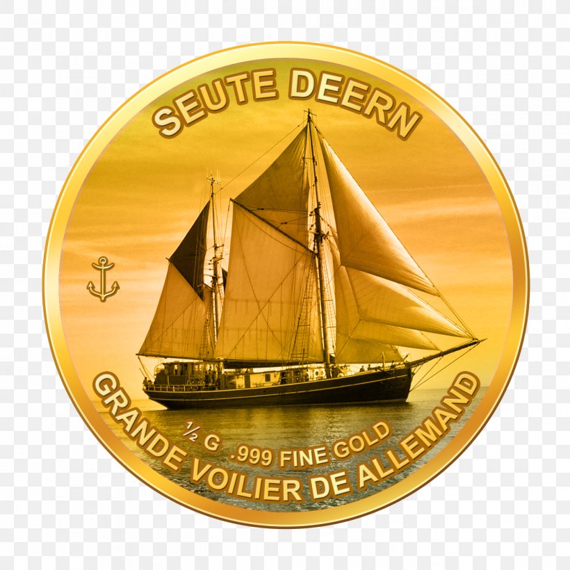Seute Deern Guinea Pamir Coin Sailing Ship, PNG, 1417x1417px, Guinea, Brand, Centime, Cfa Franc, Coin Download Free