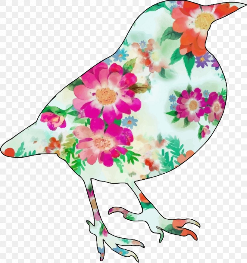 Bird Flower Art Wallpaper, PNG, 938x1000px, Bird, Art, Artwork, Beak, Branch Download Free