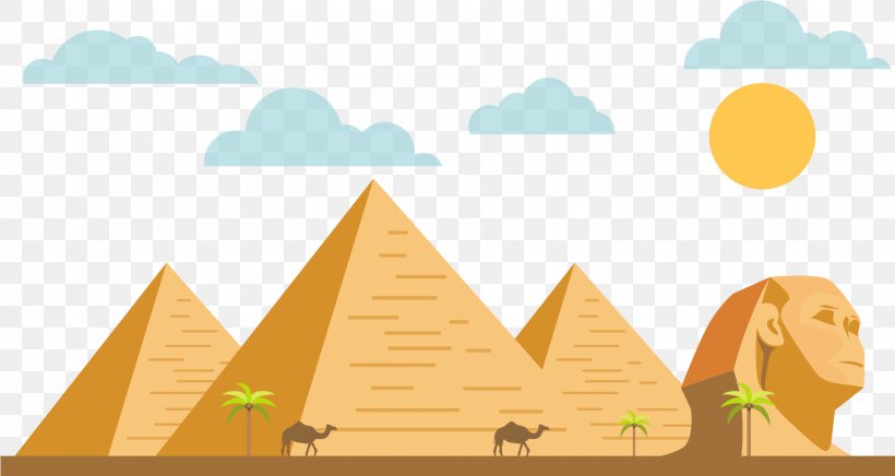 Egyptian Pyramids Pyramid, PNG, 1858x988px, Egyptian Pyramids, Ancient Egypt, Cartoon, Drawing, Great Pyramid Of Giza Download Free
