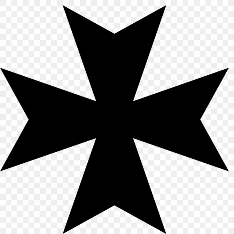 Knights Templar Jerusalem Cross Symbol Crusades, PNG, 850x850px, Knights Templar, Black, Black And White, Christian Cross, Christian Cross Variants Download Free