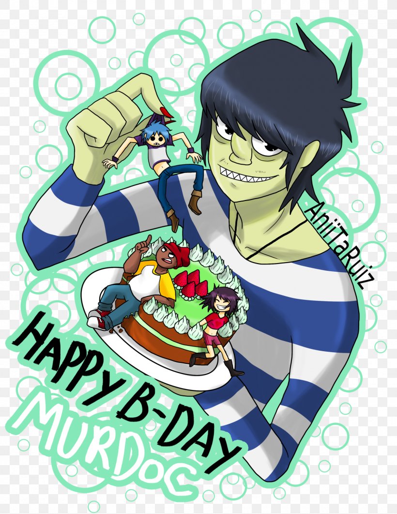 Murdoc Niccals Gorillaz Noodle Art, PNG, 1600x2071px, Watercolor, Cartoon, Flower, Frame, Heart Download Free