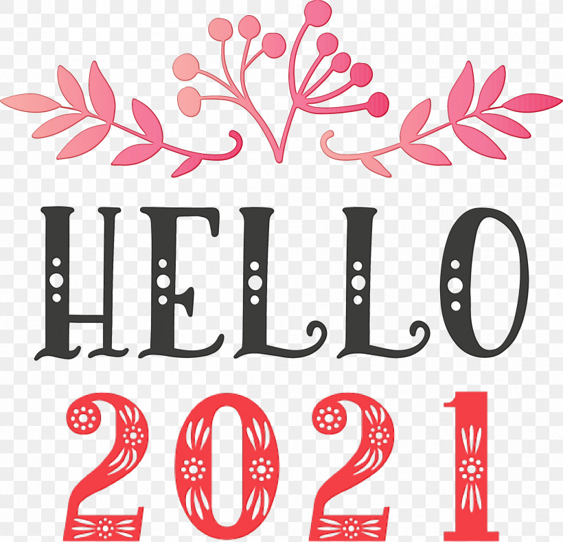Sticker Logo Calligraphy Wall Decal Flower, PNG, 2424x2333px, 2021 New Year, Hello 2021 Year, Calligraphy, Flower, Line Download Free