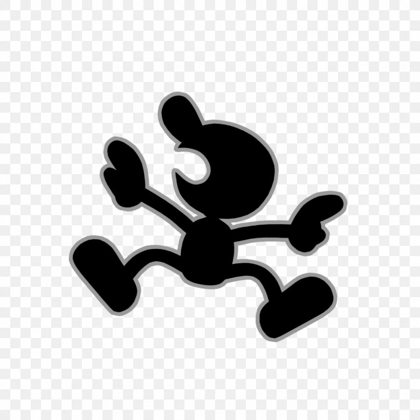 Super Smash Bros. Brawl Super Smash Bros. For Nintendo 3DS And Wii U Super Smash Bros. Melee, PNG, 1024x1024px, Super Smash Bros Brawl, Black And White, Game Watch, Gunpei Yokoi, Hand Download Free