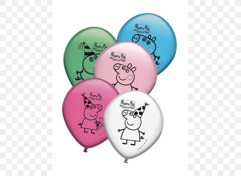 Toy Balloon Party George Pig Birthday Paper, PNG, 600x600px, Toy Balloon, Balloon, Bar, Birthday, Carnival Download Free