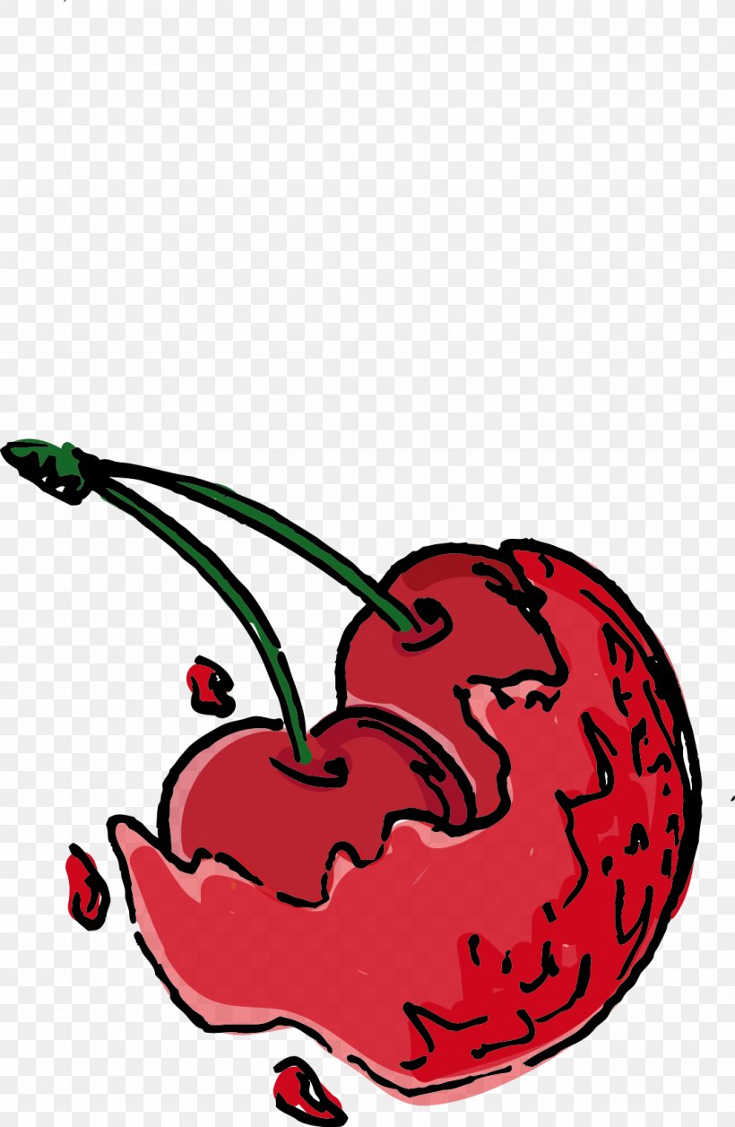 Cherry Cartoon Fruit Clip Art, PNG, 1076x1650px, Cherry, Artwork, Cartoon, Character, Fiction Download Free