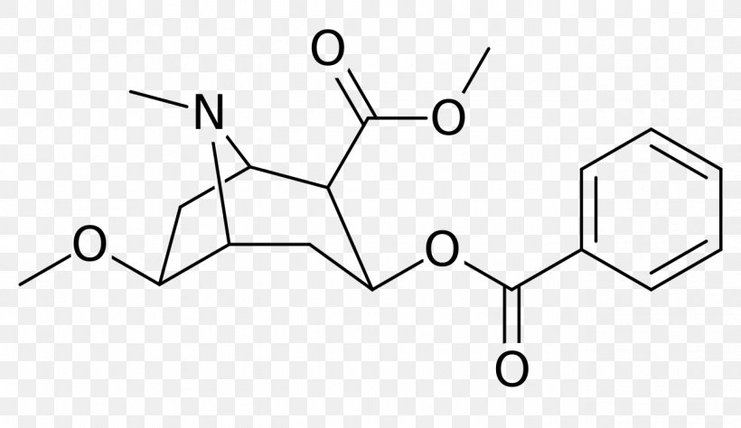 Cocaine Pharmaceutical Drug Chemistry Chemical Compound Fenofibrate, PNG, 1295x750px, Cocaine, Area, Auto Part, Benzoylecgonine, Black And White Download Free