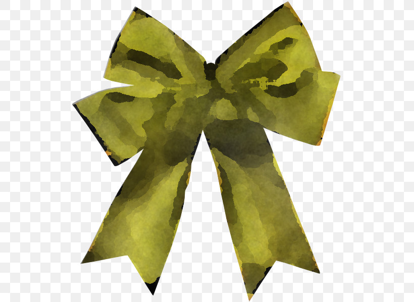 Green Ribbon Yellow, PNG, 535x598px, Green, Ribbon, Yellow Download Free