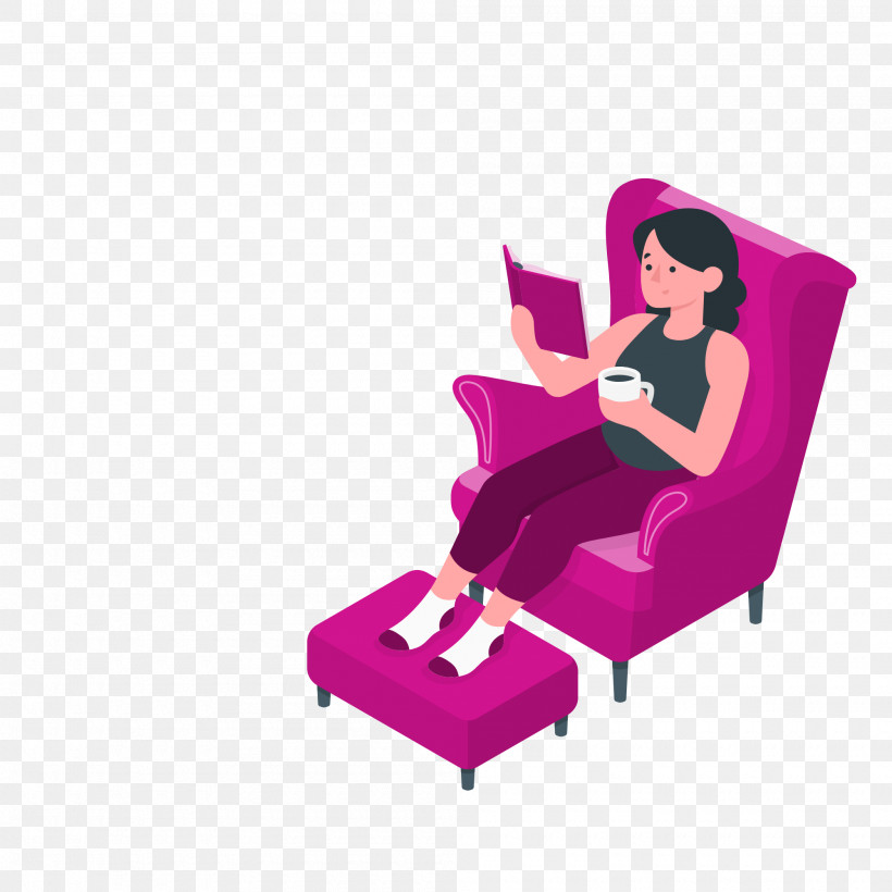 Chair Sitting Cartoon Couch Text, PNG, 2000x2000px, Chair, Cartoon, Couch, Sitting, Text Download Free