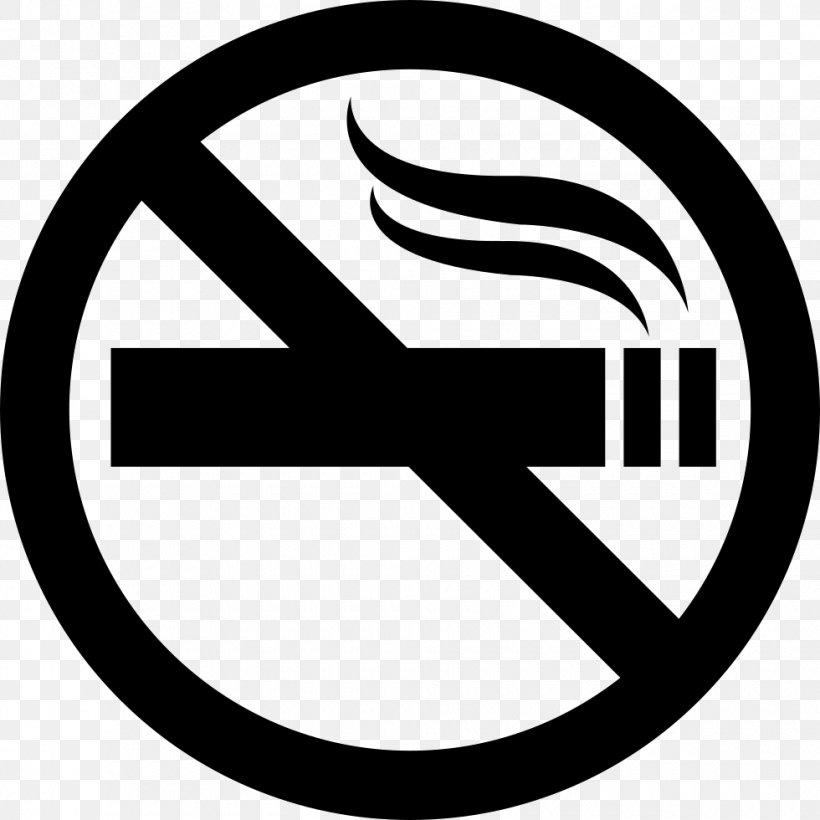 Smoking Ban Clip Art, PNG, 980x980px, Smoking Ban, Area, Ban, Black And White, Brand Download Free