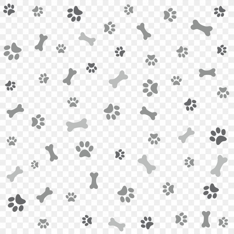 Dog Paw Cat Clip Art, PNG, 3000x3000px, Dog, Black, Black And White, Can Stock Photo, Cat Download Free