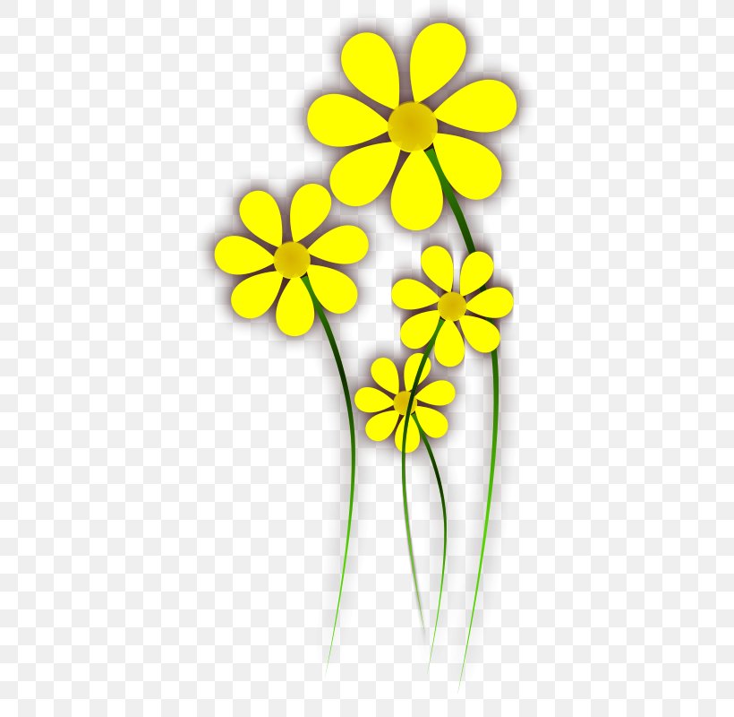 Flower Yellow Clip Art, PNG, 391x800px, Flower, Art, Blue, Color, Common Sunflower Download Free