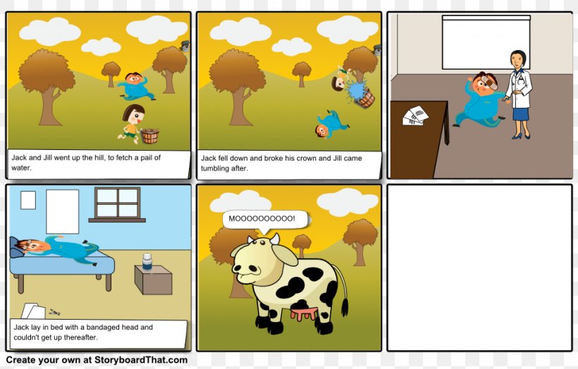 Jack And Jill Storyboard Nursery Rhyme Illustration, PNG, 970x620px, Jack And Jill, Animation, Area, Art, Cartoon Download Free