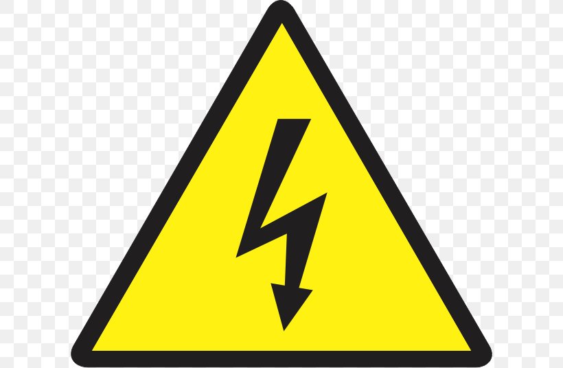 High Voltage Electric Potential Difference Warning Sign Hazard Symbol, PNG, 614x536px, High Voltage, Area, Electric Potential Difference, Electrical Injury, Electricity Download Free