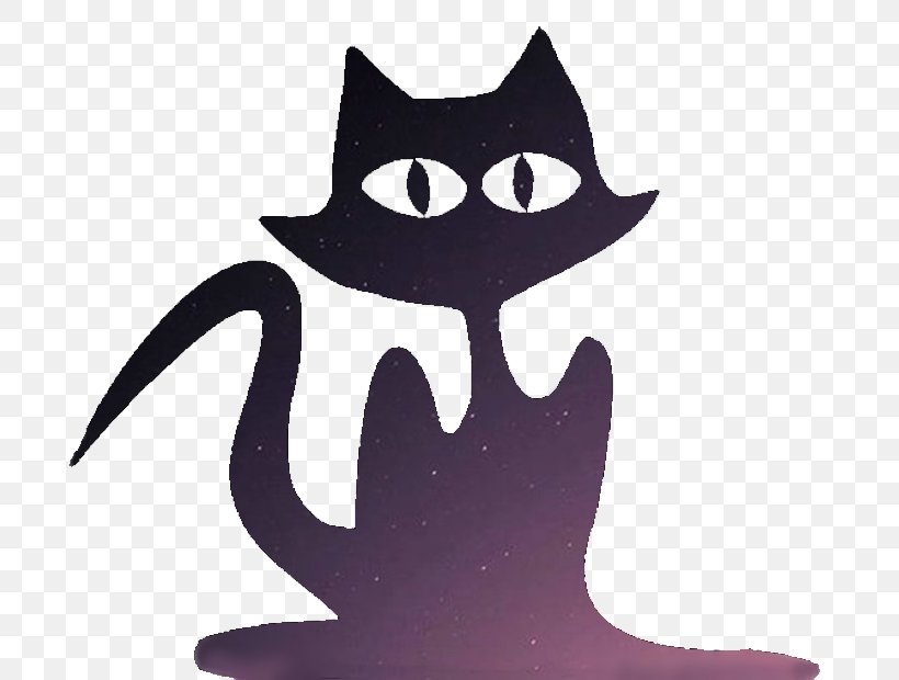 Cat Halloween Black And White Kitten Clip Art, PNG, 769x620px, Cat, Black, Black And White, Black Cat, Carnivoran Download Free