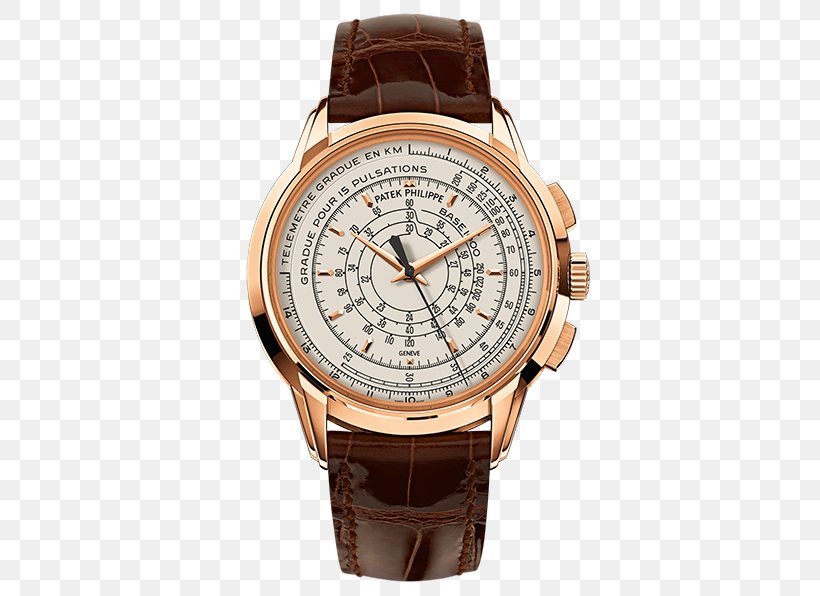 Flyback Chronograph Watch Patek Philippe & Co. Zenith, PNG, 567x596px, Chronograph, Brand, Brown, Complication, Flyback Chronograph Download Free