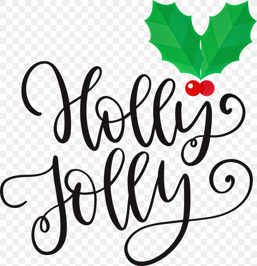 Holly Jolly Christmas, PNG, 2902x3000px, Holly Jolly, Calligraphy, Christmas, Christmas Archives, Cricut Download Free