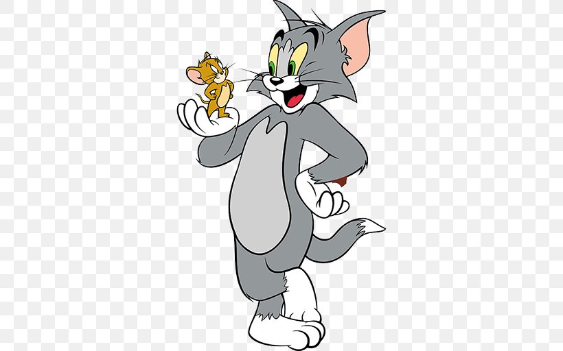 Jerry Mouse Tom Cat Tom And Jerry High-definition Television Wallpaper, PNG, 512x512px, Watercolor, Cartoon, Flower, Frame, Heart Download Free