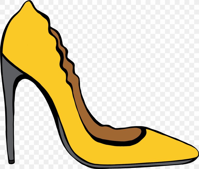 Shoe High-heeled Footwear Yellow, PNG, 1385x1181px, Shoe, Area, Brand, Brogue Shoe, Designer Download Free
